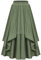 Jupe Longue Femme Couleur Unie Palais Style Rétro Jupe Sexy Femmes Gothique Rétro Jupe En Mousseline De Soie Steampunk Corset Robe Asymétrique Renaissance Rétro Sexy Jupe Médiévale Taille Élastique