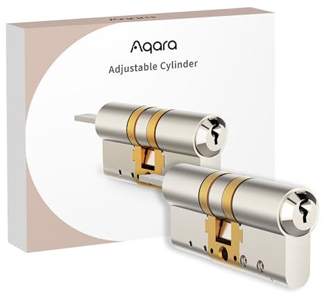 Cilindro ajustable Aqara para cerradura inteligente Aqara U200. Ajuste universal para todo tipo de puertas en Europa. Fácil de instalar. Función de emergencia. Incluye 2 llaves