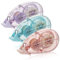 NVGVUP 3 Colla a Nastro 8 mm x 10 m, Nastro Biadesivo Trasparente, Colla Roller Forte per Scuola Ufficio Bambini Artigianato Foto Cartoline Album Fotografici e Scrapbooking