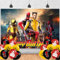Dead-Pool-Partyzubehör, Cartoon-Dead-Pool, 3 Party-Dekorationen, inklusive Banner, Kuchenaufsätze, Ballon für Anime-Party-Dekorationen