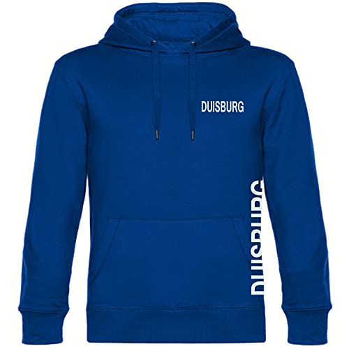 multifanshop Kapuzen Sweatshirt - Duisburg - Brust & Seite