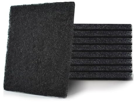 GXGM Lot de 9 Charbons Actives Filtres à Litière pour Chat,Filtre Litiere Chat Anti Odeur, Filtre de Boîte À Litière pour Chat Animal, Filtre Charbon Litiere Chat