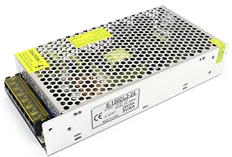 LIUCHUCHU Transformador ​De Potencia AC a DC 2 4v 5a con 5v 6a Fuente de alimentación de Modo de Interruptor de Motor Especial de Doble Salida 150W for Tira o cámara Transformador De Voltaje