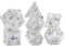 DND Würfel Set, 7 Stück Hohle 3D Drachen Metall D&D Würfel Polyedrische Scharfer Kante Würfelset Metall Spielwürfel für Dungeons and Dragons Pathfinder RPG MTG Pathfinder