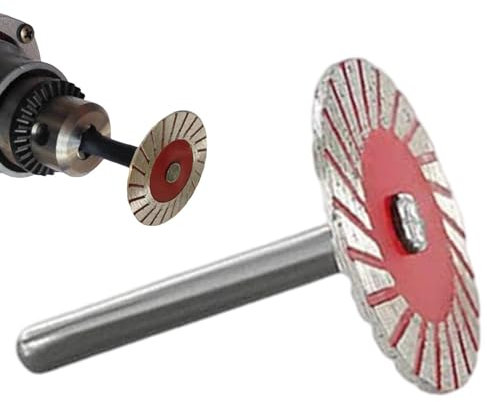 Steinschnitzer - verschleißfeste Kreissägeblätter 40mm | diverse Griffe, Turbo-Scheibenschneider Fräser für Steine, Marmor, Beton