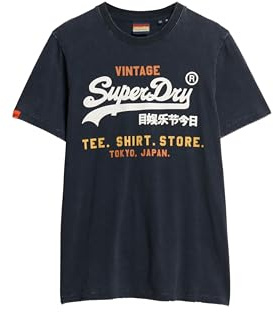 Superdry Herren Lässiges Cali T-Shirt mit Vintage-Logo