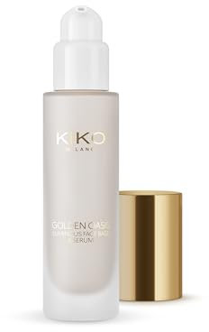 KIKO Milano Golden Oasis Luminous Face Base & Serum, Feuchtigkeitsspendendes Gesichtsserum Und Primer Mit Leuchtendem Finish