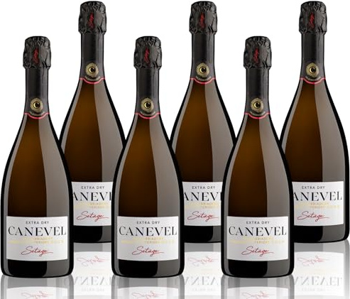 CANEVEL SETÀGE EXTRA DRY 2024 | Valdobbiadene Prosecco Superiore DOCG | 6x750 ml | caja de 6 botellas