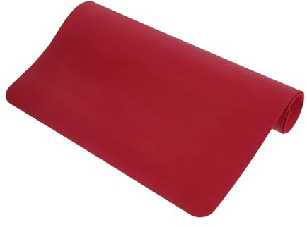jojofuny Rutschfeste Nähmaschinen Dämpfungsmatte aus Wasserdichtem Pu Leder Vibrationsreduzierende Fußmatte für Overlock Stickmaschinen Zuschneidbar und Langlebig