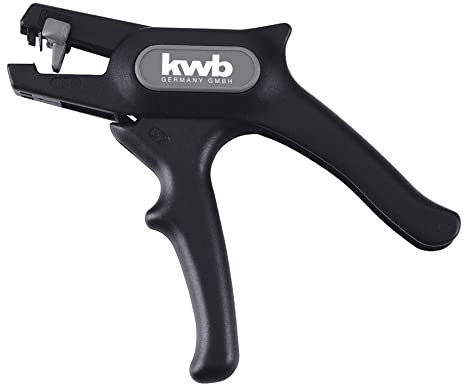 KWB automatische Abisolierzange, 5 bis 12 mm Abisolierlänge für 0,2-6mm² Kabel, 1 Stück, 401310