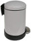 FurnitureXtra™ Classic Style Powder Coated Soft Close Pedal Bin, Plastic Inner bucket, Metal Lid, 3L (Grey)