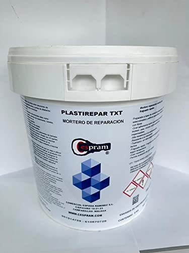 Cespram. Mortero fraguado rápido de reparación vertical. Plastirepar TXT. Envase de 10 kgr.