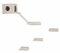 Kerbl Kletterwand Montblanc (Farbe beige, max. Belastbarkeit 10 kg, 6-teilig, mit Liegebrett/Rampe uvm.) 81634