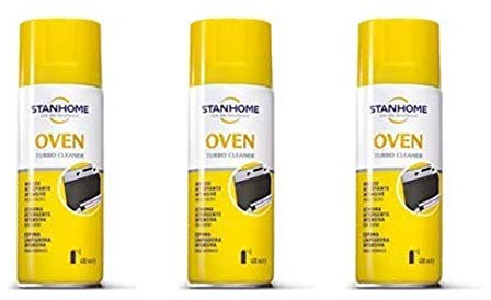 CLICSON® Oven Stanhome - Pulitore intensivo in Schiuma per Forno e Fornetto a Micro Onde (3 Flaconi)