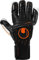uhlsport Speed Contact ABSOLUTGRIP HN Halb-negativ Torwarthandschuhe Fußball schwarz/weiß/Fluo orange Größe 8.5