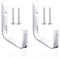 Ganci giganti da parete per garage, appendiabiti per impieghi gravosi - Porta attrezzi per attrezzi da giardino, sedie pieghevoli, ganci portabici per attrezzi da officina - (2 ganci universali)