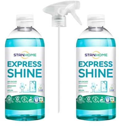 STANHOME Express Shine Nettoyant bain anti-calcaire détartrant, nettoyant Wc, élimine la saleté et le calcaire (500 ml) (2)