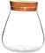 BESPORTBLE 2 Pièces Bouteille en Verre de liège Pot Conservation Pot de Conservation jar Petits Pots Mason présentoir air Vase Table de décoration Bol à Bulles Artisanat d'art Bricolage Brown