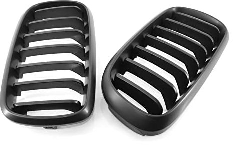 Dyocoag X5 F15 Schwarzer vorderer Haube Stoßfänger Kühlergrill Grill Premium-Qualität ABS-Material Langlebiger Anti-Direct-Ersatz Einfacher Installation Stylish erscheinen