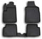 Element Passgenaue Premium 3D Gummimatten Fussmatten Designed für FIAT 500, Mk2, 2007-2024, 4 TLG, Schwarz