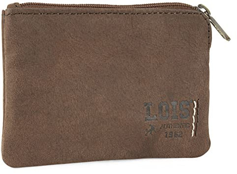 Lois - Geldbeutel & Schlüsseltasche Klein - Schlüsseletui Schlüsseltasche - Schlüsseletui Leder - Autoschlüssel Tasche - Schlüssel Etui, Braun