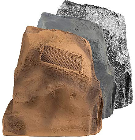 OSD Audio 8 Omni Rock Speaker 360 Degree Sound Outdoor Weather Resistant Single, Brown
