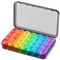 Zoolion Pill Box 4 Times a Day, 7 Days Pill Organiser Box with 28 Compartments, Weekly Pill Case for Morning Noon Evening and Bed Time