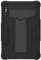 RZL PAD & TAB cases For Samsung Galaxy Tab S7 11 inch, Color Stitch Back Stand Shockproof T-shaped Silicone Tablet Case For Samsung Galaxy Tab S7 11 inch 2020 T870 T875 (Color : Black)