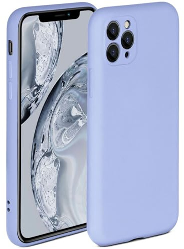 ONEFLOW Soft Case für iPhone 11 Pro Max Hülle aus Silikon mit Kameraschutz, Silikonhülle mit erhöhtem Schutz fürs Display, Backcover Schutzhülle, weiche Handyhülle, Hellblau