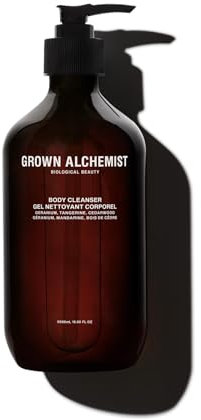 Grown Alchemist Body Cleanser Refill mit Geranie, Mandarine, Zedernholz - Bio Body Wash, sanftes Peeling, feuchtigkeitsspendendes Shower Gel, natürliches Cleansing, antioxidatives Duschgel - 500 ml