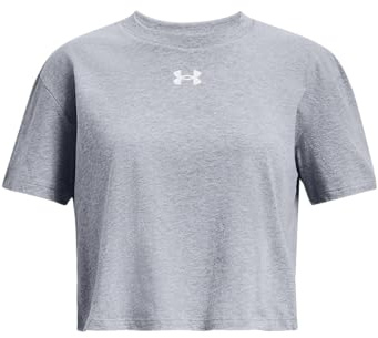 Under Armour Mädchen UA CROP SPORTSTYLE LOGO SS Shirt