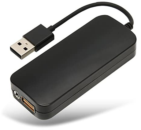 Kabelgebundener CarPlay-Dongle-Adapter für CarPlay-Autos, mit USB- und 3,5-mm-Audioschnittstelle, Sprachsteuerung, Kabelloser CarPlay-Dongle Konvertieren von Kabelgebundenem zu