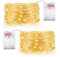 OWill Fairy Lights, 2 PCS 100 LED Battery Operated String Lights - 10m, Indoor/Outdoor, Party, Decoration - Warm White