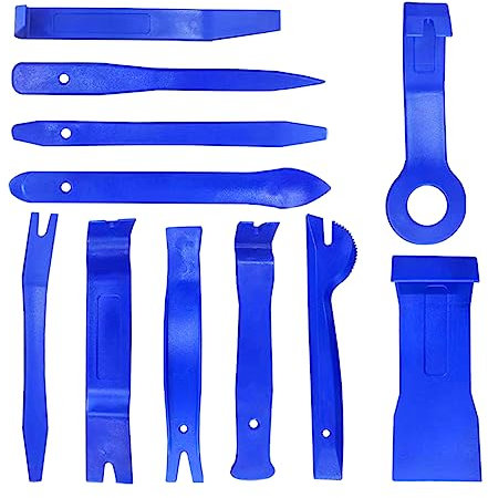 JNNJ Auto Trim Removal Tool Kit, Fahrzeug Innen Demontage Werkzeuge, Demontage Verkleidungs Werkzeug Für Auto Panel Armaturenbrett Radio Audio Werkzeug Kit(Blau)