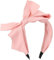 WantGor Big Bowknot Knotted Wide Turban Headbands - Women's Pink Hoop Hair Accessories