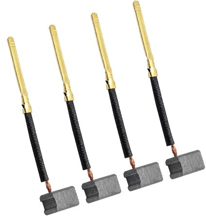 QINALO Juego de escobillas de carbón 445861-03 445861-25 para DeWalt DW402 DW421 - Kit de repuesto para herramientas eléctricas (4 unidades)