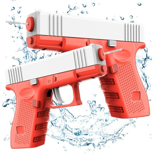 Wasserpistole für Kinder,2 Stück Spritzpistole Wasser,Mini Wasserpistolen,Wasserspritzpistole Spielzeug,Wasserpistole Spielzeug für Kinder,für Strand,Garten,Schwimmbad Party