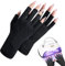 1 Paar UV Handschuhe Nägel,UV-Handschuhe für Nagelschelmgel,UV Schutzhandschuhe,UV -Schutz Fingerlose Handschuhe für Maniküren Trockner,Nagelkunst Hautpflege Schützen die Hände vor UV-Schaden