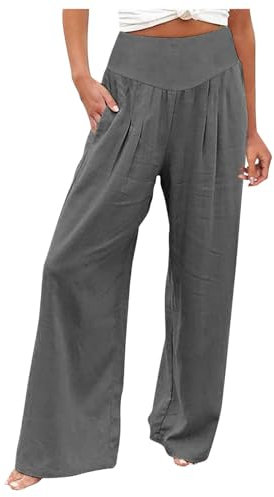 Damen Hosen Lang Klassiker Damen Hosen Für Mollige Plissee Hose Damen Sommer Sexy Damen Jumpsuits Zum Oktoberfest 2024 Plissee Hose Damen Sommer Büro Hose Damen Damen Hosen Für Kleine Frauen