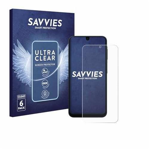 Savvies Schutzfolie für Samsung Galaxy A16 5G | 6 Stück Transparenter Displayschutz Made in Germany Ultra-Klar Displayschutz-Folie