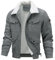 Herren GefüTtert Warme Winterjacke Ohne Kapuze Sweatjacke Fleecejacke Langarm Baumwolle Jacke Skijacke Outdoor Winddicht Jacke Verdickt Funktionsjacke Mit Stehkragen ReißVerschluss Wintermantel