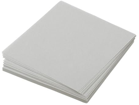 QUARKZMAN 50 Blatt Origami Papier, 5cm x 5cm Doppelseitiges Quadratisches Faltpapier, 70 g/m², Kleine Origami-Papierquadrate für Kunsthandwerk Projekt Geschenk Dekoration, Hellgrau