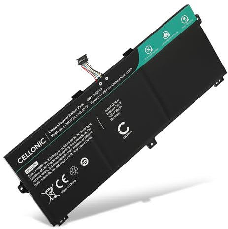 CELLONIC Battery Compatible with Lenovo ThinkPad X13 Yoga, X390 Yoga, Lenovo 5B10W13927, 5B10W13928, L18L3P72 4200mAh 11.55V