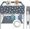 GT GETCO TECH Baignoire et baignoire pliable pour chien, pour le bain, la douche et l'entretien, piscine pour chien pour la maison avec beaucoup d'espace, convient pour les chiens de petite, moyenne