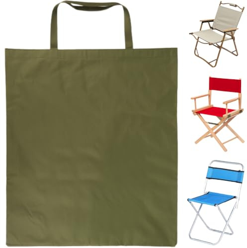 GORGECRAFT 103 x 64.5cm Große Tragetasche Für Camping Klappstühle Grün Tragbare Ersatz Aufbewahrungstasche Wasserdichtes Oxford Gewebe Schützende Zero Gravity Stühle Taschen Für Reisen Outdoor Lounges