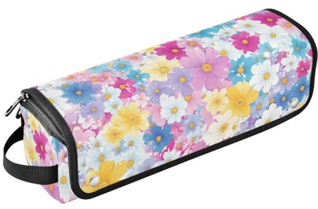 FRODOTGV Borsa da viaggio per attrezzi da capelli, grande custodia da viaggio e tappetino resistente al calore per piastre, piastre, arricciacapelli, festa dei genitori bellissimi fiori, 17, 1 Size