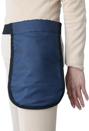 POONGURY Supporto per sacchetto urinario, copertura portatile regolabile per sacchetto per catetere, supporto per sacchetto per catetere in morbido tessuto con cintura, facile da nascondere, materiale