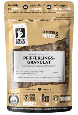 Bremer Gewürzhandel Pfifferlingsgranulat, wild gewachsen, 2–6 mm, aromatisch, 50g