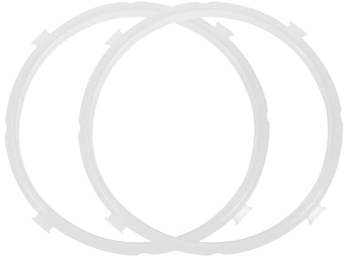 Angoily 2PCS Pressure Cooker Seal Rings Silicone Gasket for 5L/6L Electric Pressure Cooker Accessories Replacement Sealing Ring