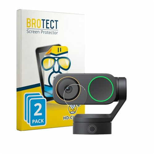 BROTECT 2 Stück Schutzfolie für Insta360 Link 2 Pro (Linse) Displayschutz Folie Made in Germany, Ultra-Klar